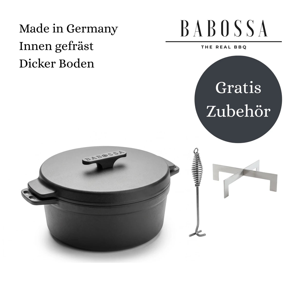 PRECISION | 9er Innovativer Gusseiserner Topf